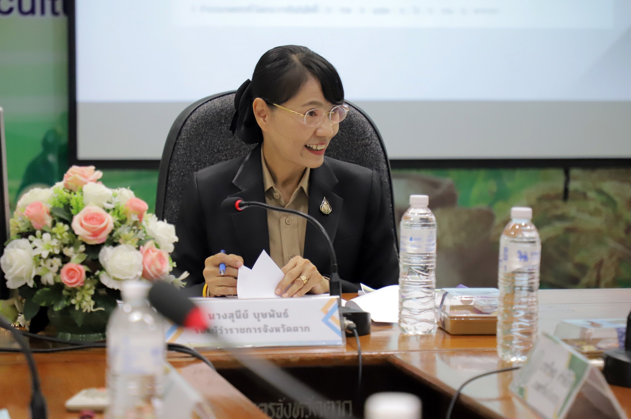 จังหวัดตาก ประชุมคณะกรรมการบริหารโครงการพัฒนาสวนลำไยคุณภาพตัดแต่งทรงพุ่ม ฟื้นฟูสวนลำไยเพื่อเพิ่มรายได้